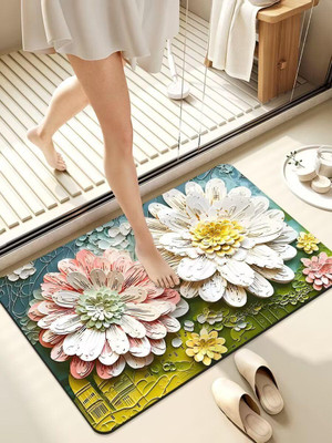 SARKAR Rubber Floor Mat(Multicolor, Free)