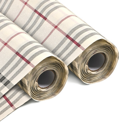 KUBER INDUSTRIES PVC (Polyvinyl Chloride) Kitchen Mat(Cream, Extra Large, Pack of 2)