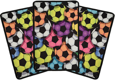 KUBER INDUSTRIES Polyester Bathroom Mat(Multicolor, Medium, Pack of 3)