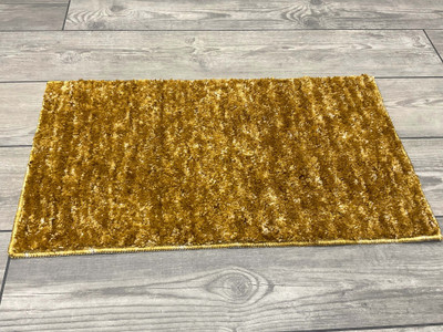 MAA HOME CONCEPT Microfiber, PP (Polypropylene) Floor Mat(Yellow, Large)