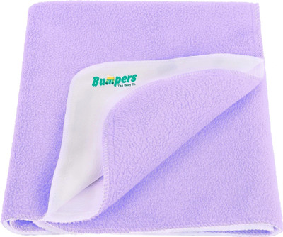 Bumpers The Baby Co. Polycotton Baby Bed Protecting Mat(Violet, Small)