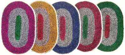 KALYAN GLOBAL Cotton Door Mat(Multicolor, Medium, Pack of 5)