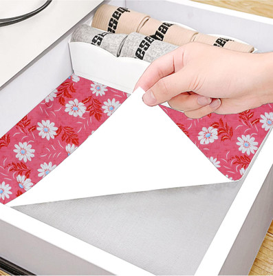 Auf PVC (Polyvinyl Chloride) Drawer Mat(Multicolor, Extra Large)