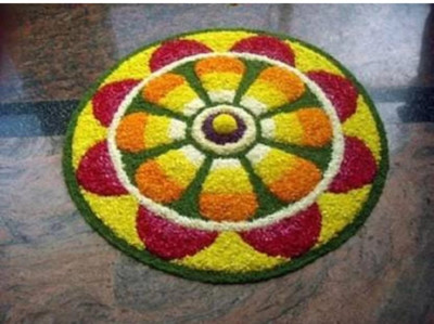 Rylie Rubber, Cotton Door Mat(Multicolor, Medium)