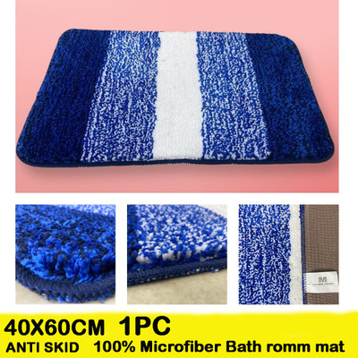 Chhogli Microfiber Bathroom Mat(Multicolor, Medium)