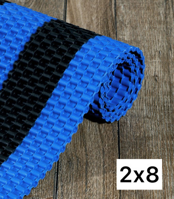 Kuku Home Rubber Door & Floor Mat(Blue, Black, Free)