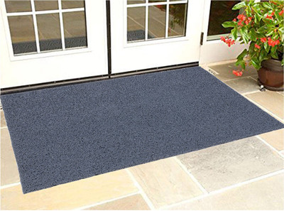 KUBER INDUSTRIES Rubber Door Mat(Grey, Large)