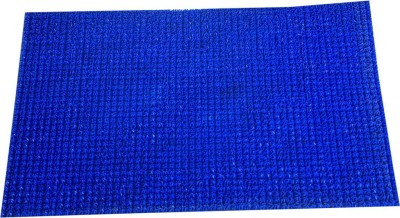 KUBER INDUSTRIES PVC (Polyvinyl Chloride) Door Mat(Blue, Extra Large)