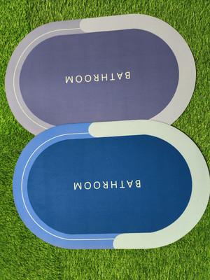 GOLA ENTERPRISES HUB Rubber Bathroom Mat(Multicolor, Free)