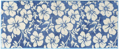 Obsessions Polyester Bathroom Mat(Blue, Free)