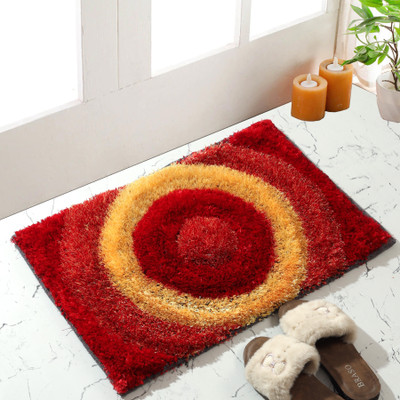 shopgallery Polyester Door Mat(Multicolor, Medium)