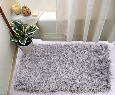 MINGET Microfiber Door Mat(Grey, Medium)