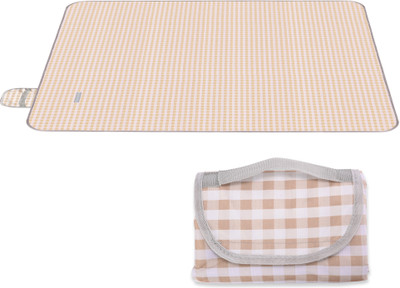 KUBER INDUSTRIES Polyester Chatai Mat(Brown, Extra Large, Pack of 2)