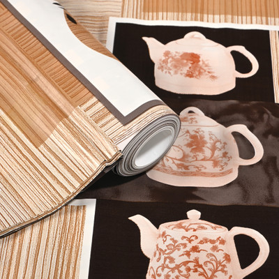 HOMESTIC PVC (Polyvinyl Chloride) Kitchen Mat(Brown, Extra Large)