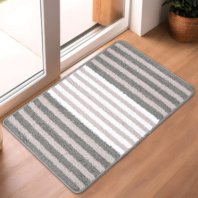 KUBER INDUSTRIES PVC (Polyvinyl Chloride) Kitchen Mat(Grey, Extra Large)