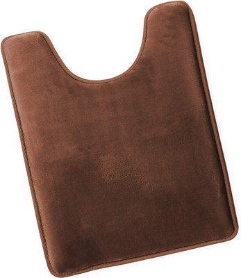 IVAR Microfiber Bathroom Mat(Brown, Medium, Pack of 2)