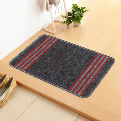 Bedspun Nylon Floor Mat(Black, Medium)