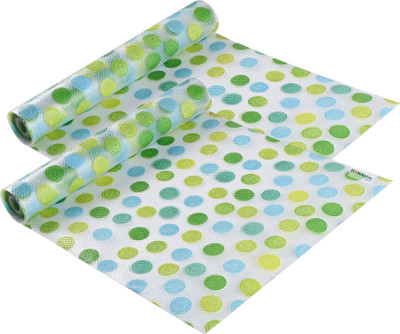 HOMESTIC by Kuber Industries PVC (Polyvinyl Chloride) Drawer Mat(Green, Blue, Large)