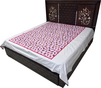 ECOSOFT Plastic Baby Bed Protecting Mat(PINK MONKEY, Extra Large)