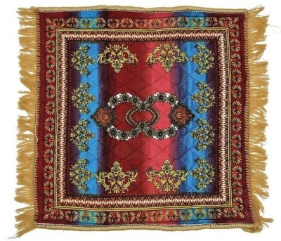 buyeasy Velvet Prayer Mat(Multicolor, Medium)