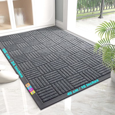 AMRO HOME NEEDS Rubber Floor Mat(GRREY, Medium)