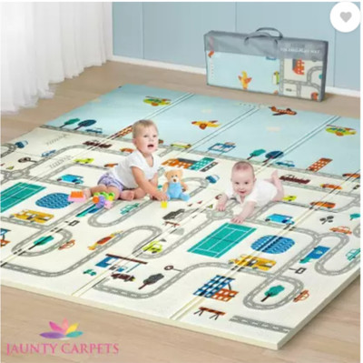 Worthful Creations Polyester Chatai Mat(Multicolor, Large)