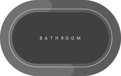 MAITRI ENTERPRISE Polyester, Rubber Floor Mat(Multicolor, Medium)