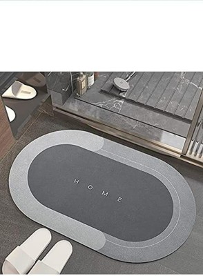 Vamigo Rubber, Polyester Toilet Lid Mat(Black, Free)