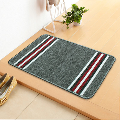 Bedspun Nylon Floor Mat(Grey, Medium)