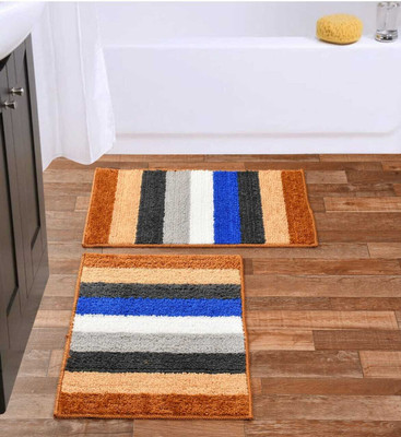 ADGARG Polyester Floor Mat(Multicolor, Large)