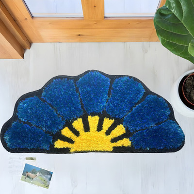ADEQUATe Microfiber Door Mat(Multicolor, Medium)