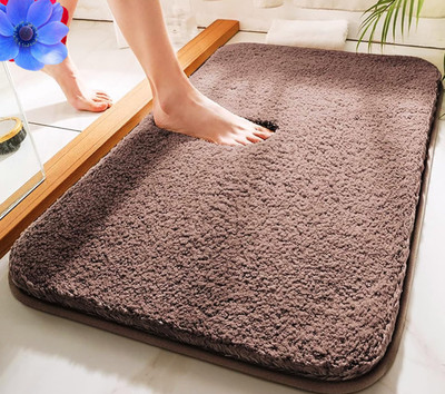 HOWNICE Cotton Floor Mat(Brown, Medium)
