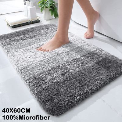 Slayy with Style Microfiber Door Mat(Grey, Medium)