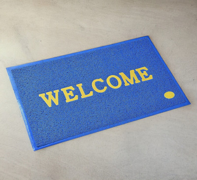 VSTUCART Plastic Floor Mat(Blue, Large)