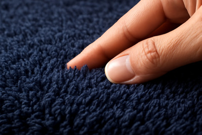 AA Global Microfiber, Rubber Door & Floor Mat(Blue, Medium)