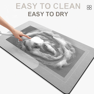 NEWSPARSH Rubber Bathroom Mat(Multicolor, Medium)