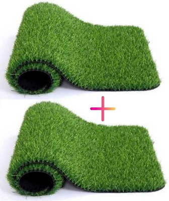 ASB Artificial Grass Door Mat(Green, Medium, Pack of 2)
