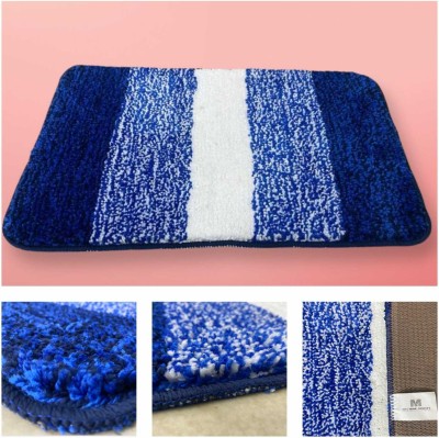 MAA HOME CONCEPT Microfiber Floor Mat(Turquoise, Medium)