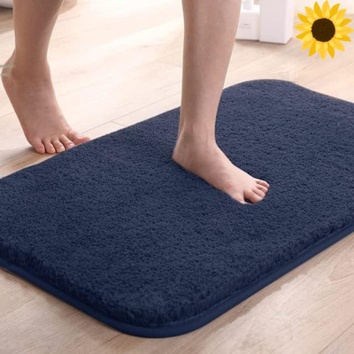 HOWNICE Cotton Door Mat(Blue, Medium)