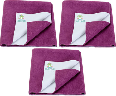 Tod Pool Cotton Baby Play Mat(Rani Pink, Medium, Pack of 3)