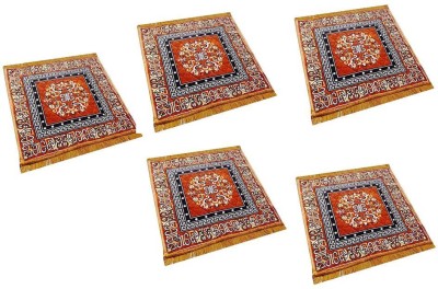 SLAZIE Velvet Prayer Mat(Golden, Medium, Pack of 5)