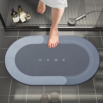 NAAAAAAAAAAAA Rubber Door Mat(Multicolor, Pack of 2, Free)