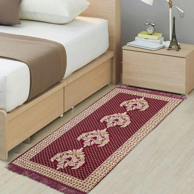 Furnishing Hut Red 145 cm Table Runner(Cotton)
