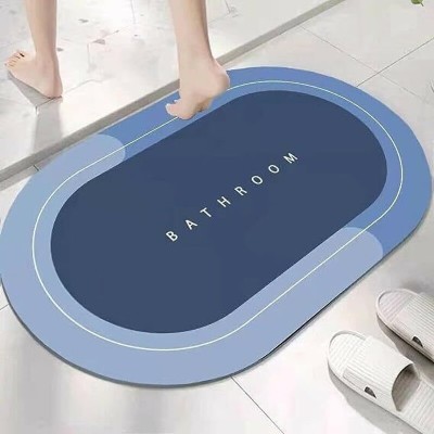 UBRON Rubber Bathroom Mat(mulit, Large)