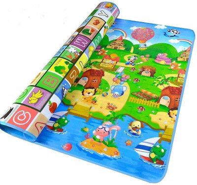 VAYT Polyester Baby Play Mat(Multicolor, Medium)