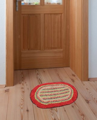 Dulhan Enterprises Cotton Door Mat(Red, Medium)