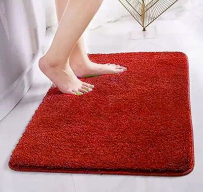 VORDVIGO Microfiber Door Mat(Red, Medium)
