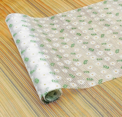 hsbtreads PVC (Polyvinyl Chloride) Drawer Mat(White, Large)