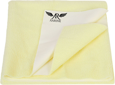 AARINK Fleece Baby Bed Protecting Mat(Yellow, Extra Large)