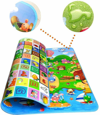 Prachi Polyester Baby Play Mat(Multicolor, Extra Large)